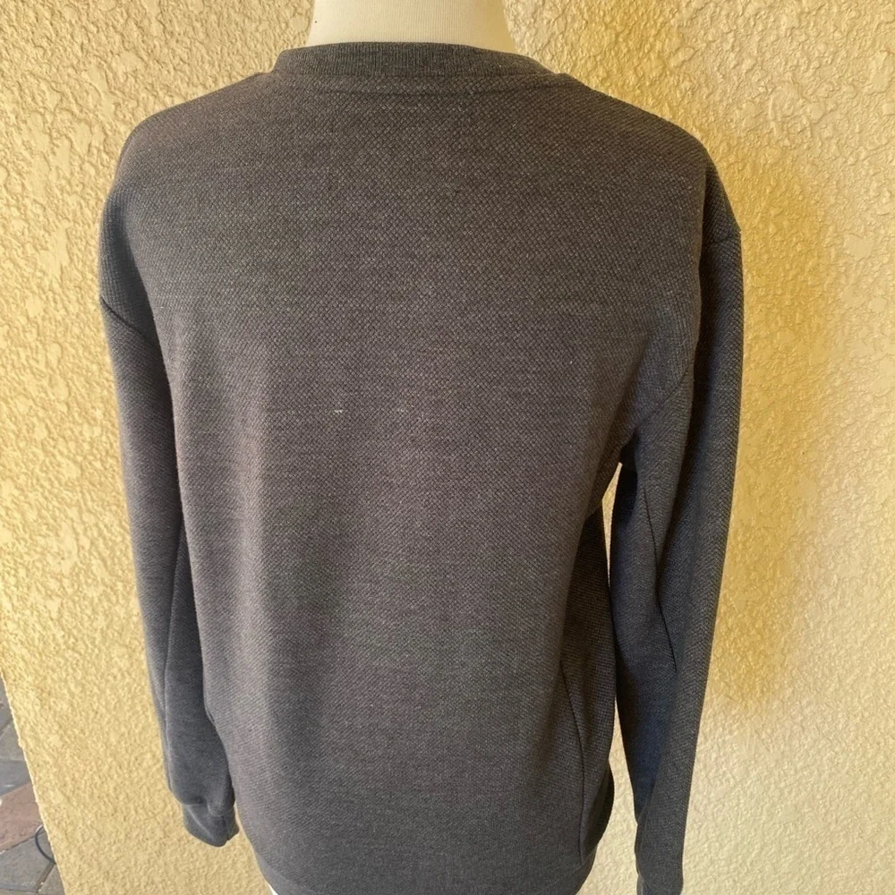 ZARA Essentials Unisex Long Sleeve Sweatshirt Gray Size Small‎